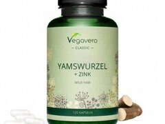 Vegavero Wild Yam Root, 120 Capsule (Ignama Salbatica)